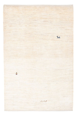 Gabbeh-matta - persisk - 176 x 120 cm - vit