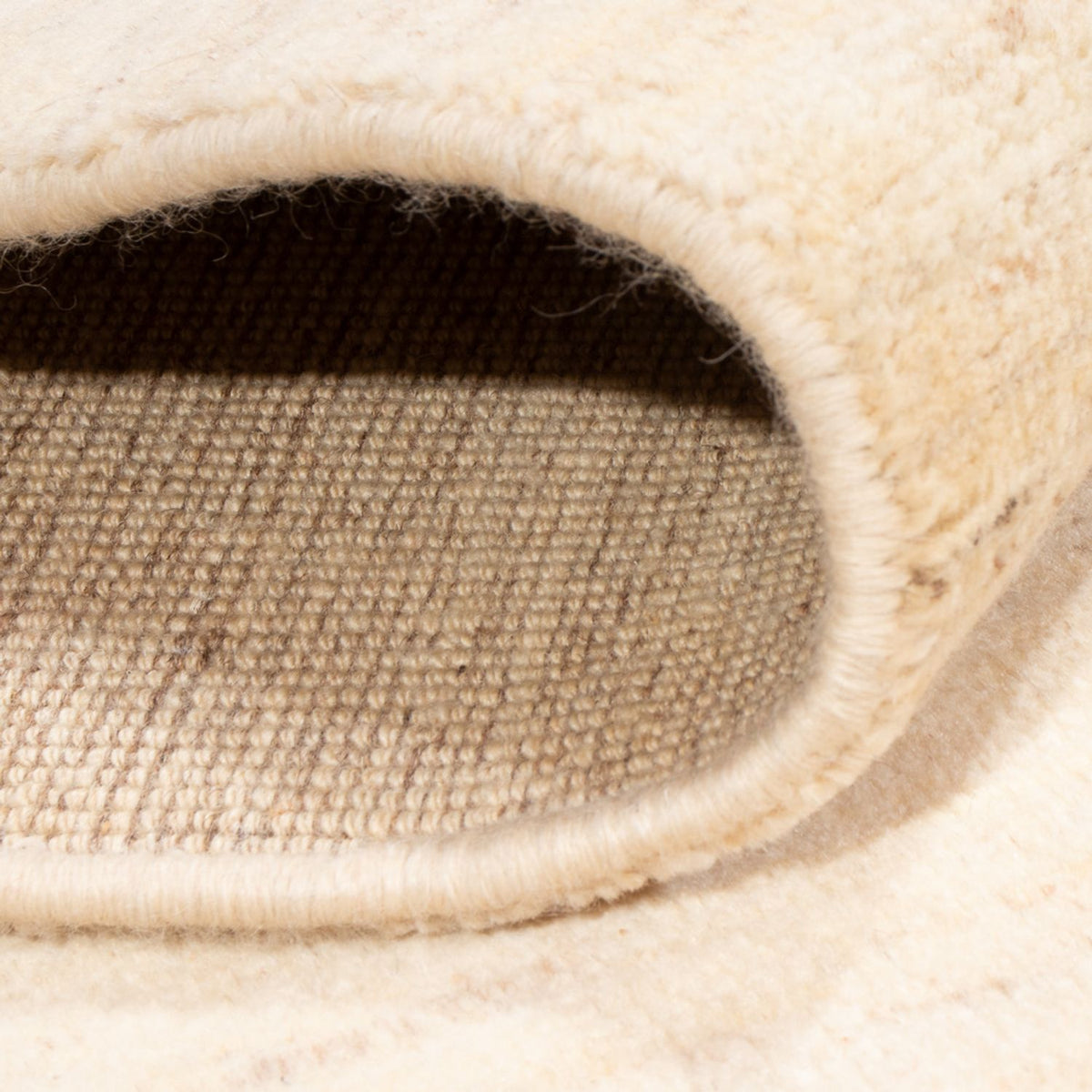 Gabbeh-matta - persisk - 176 x 120 cm - vit