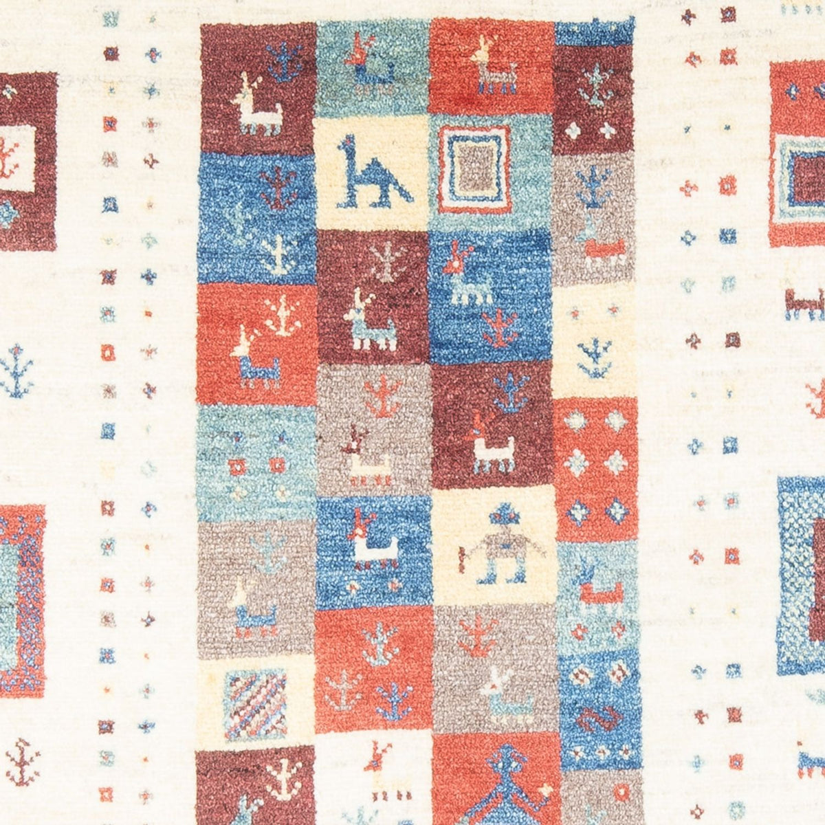 Gabbeh-matta - persisk - 170 x 120 cm - flerfärgad