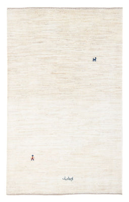 Gabbeh-matta - persisk - 163 x 110 cm - ljusgrå