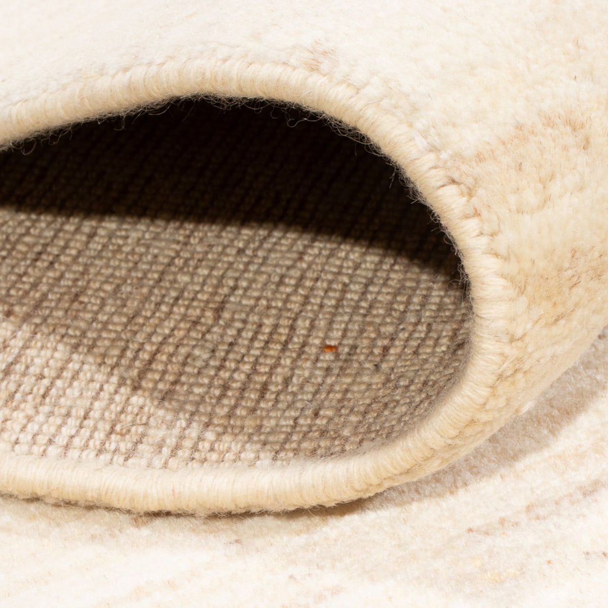 Gabbeh-matta - persisk - 163 x 110 cm - ljusgrå