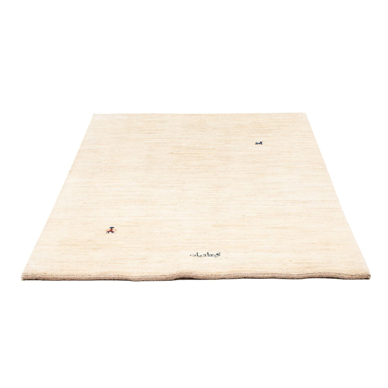 Gabbeh-matta - persisk - 163 x 110 cm - ljusgrå