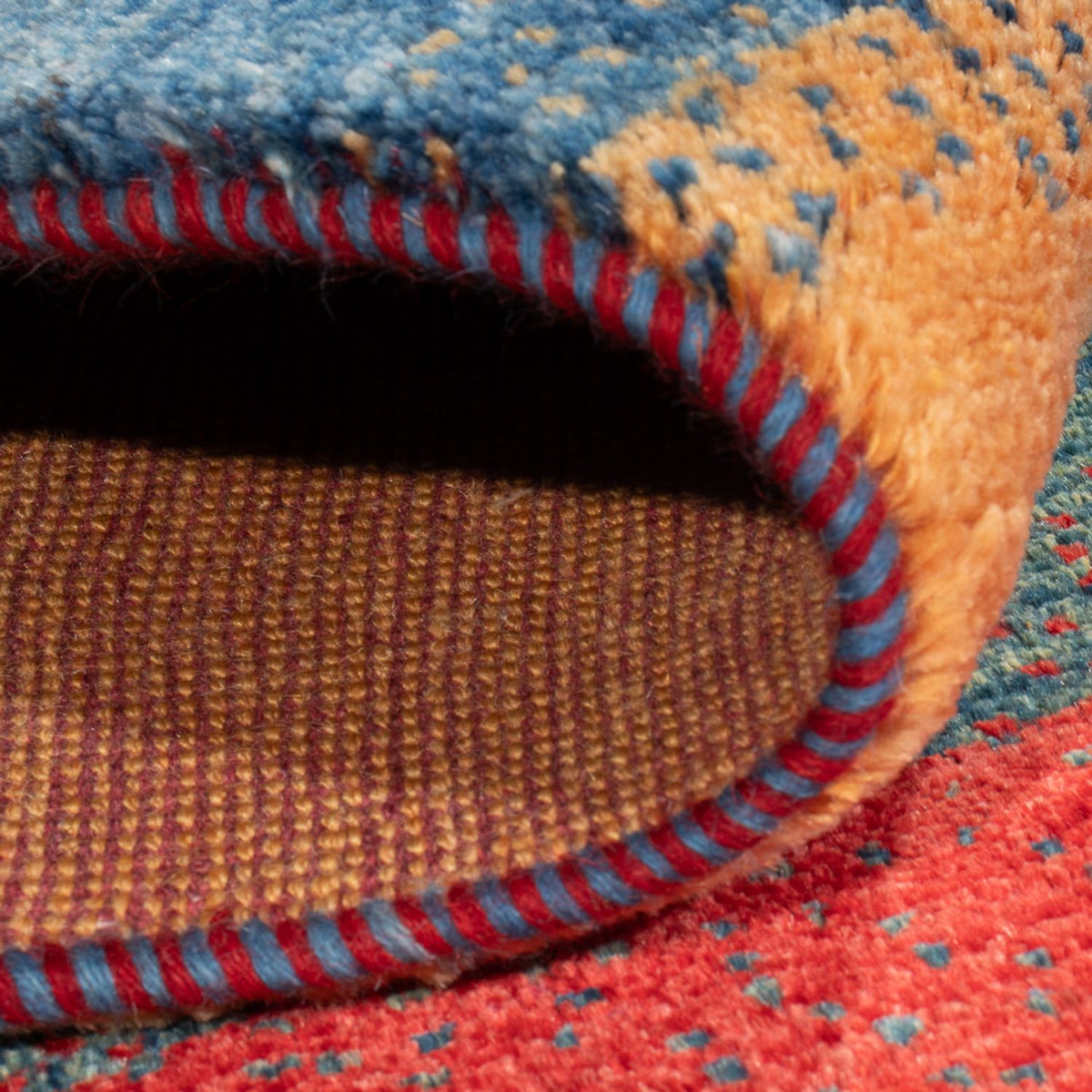 Gabbeh-matta - persisk - 171 x 123 cm - flerfärgad