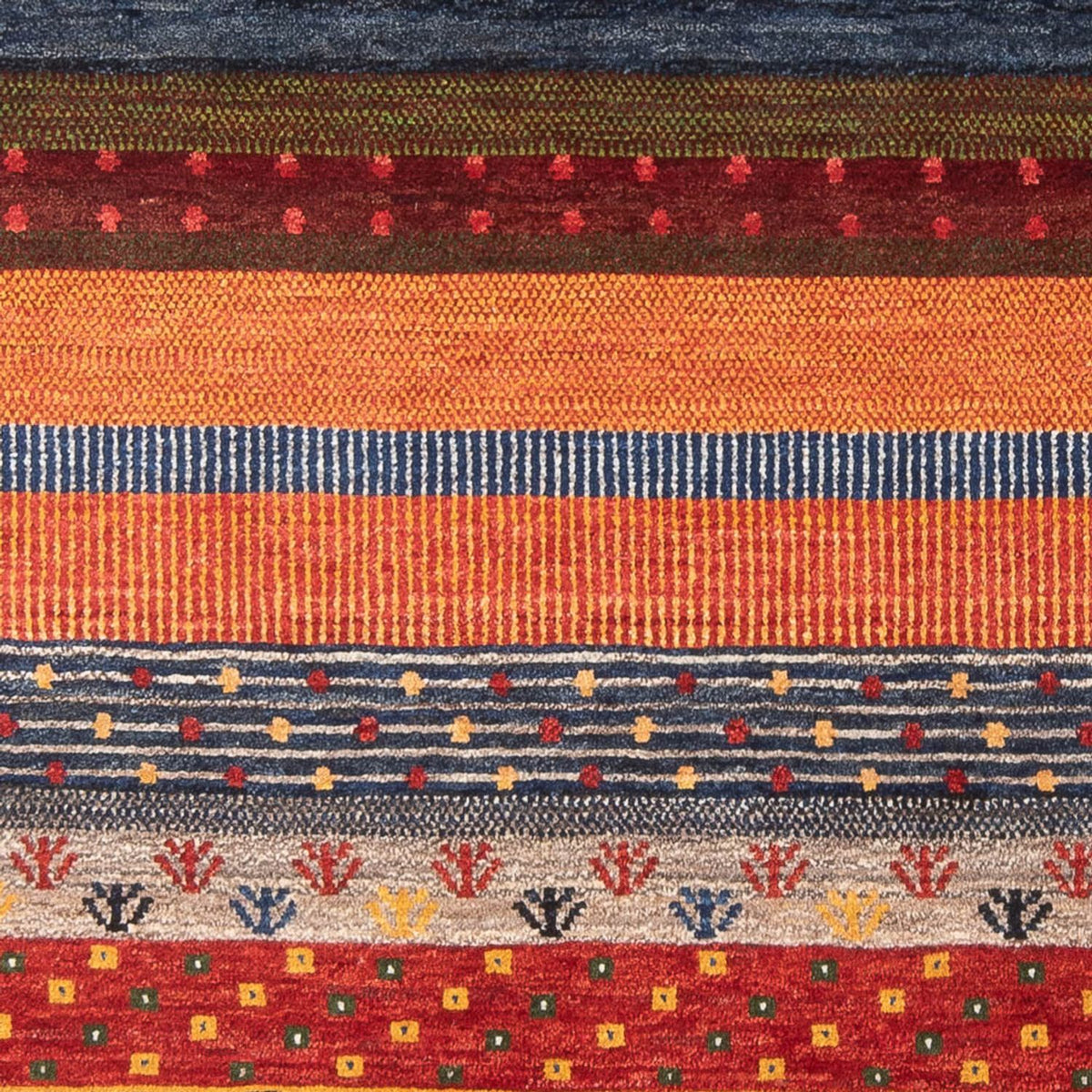 Gabbeh-matta - persisk - 177 x 123 cm - flerfärgad