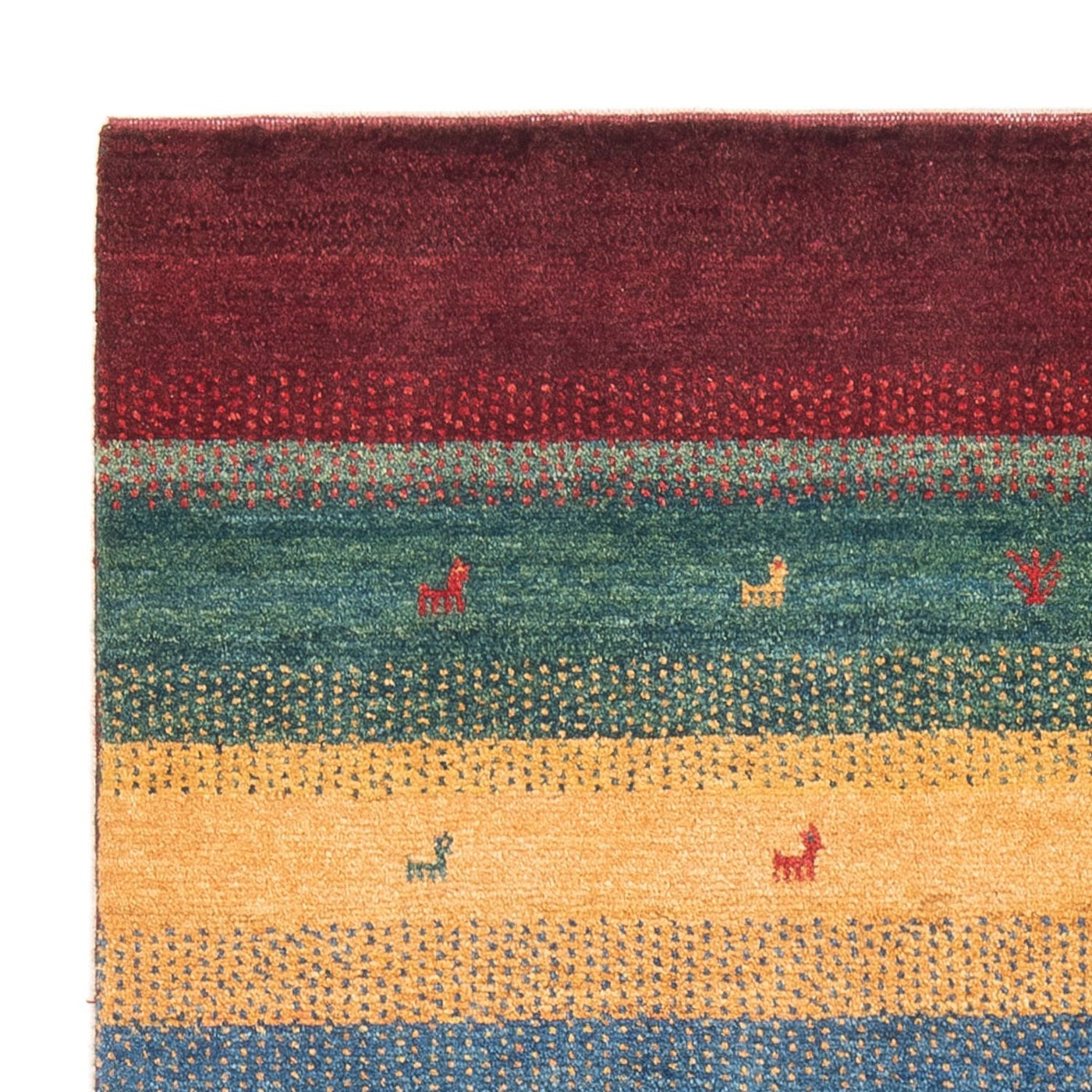Gabbeh-matta - persisk - 160 x 120 cm - flerfärgad