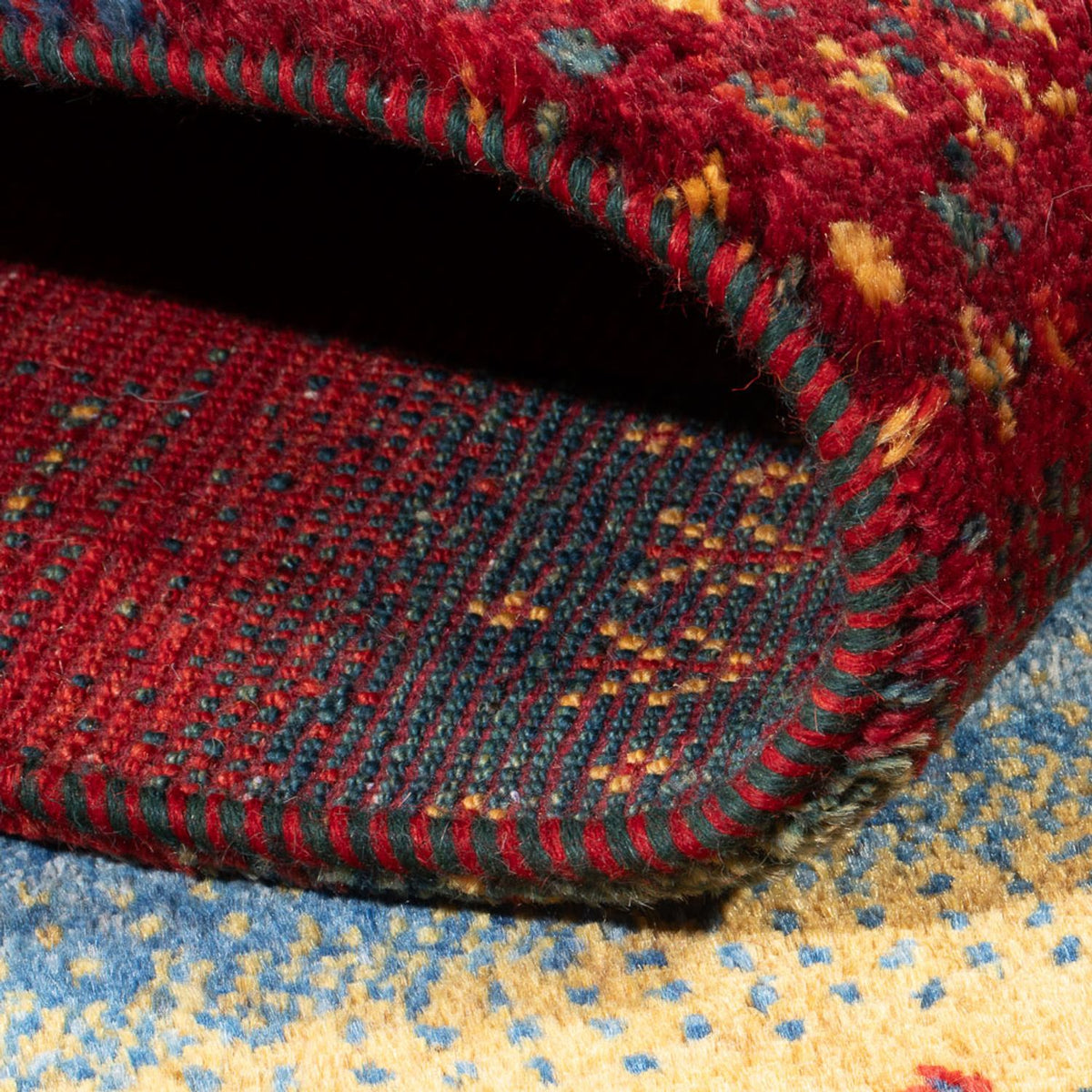 Gabbeh-matta - persisk - 188 x 121 cm - flerfärgad