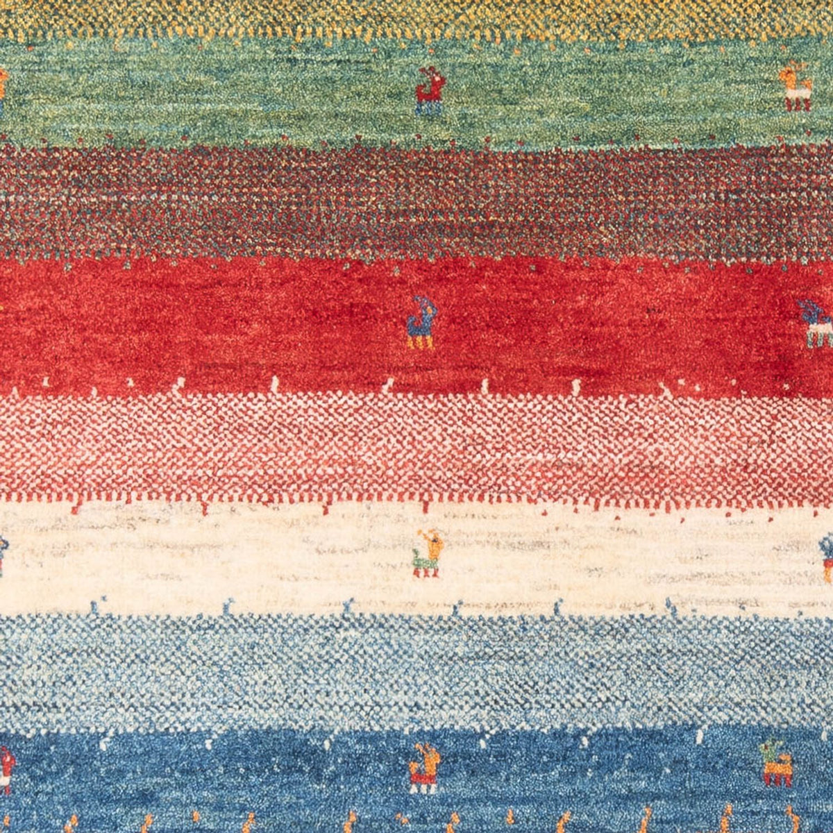 Gabbeh-matta - persisk - 180 x 120 cm - flerfärgad