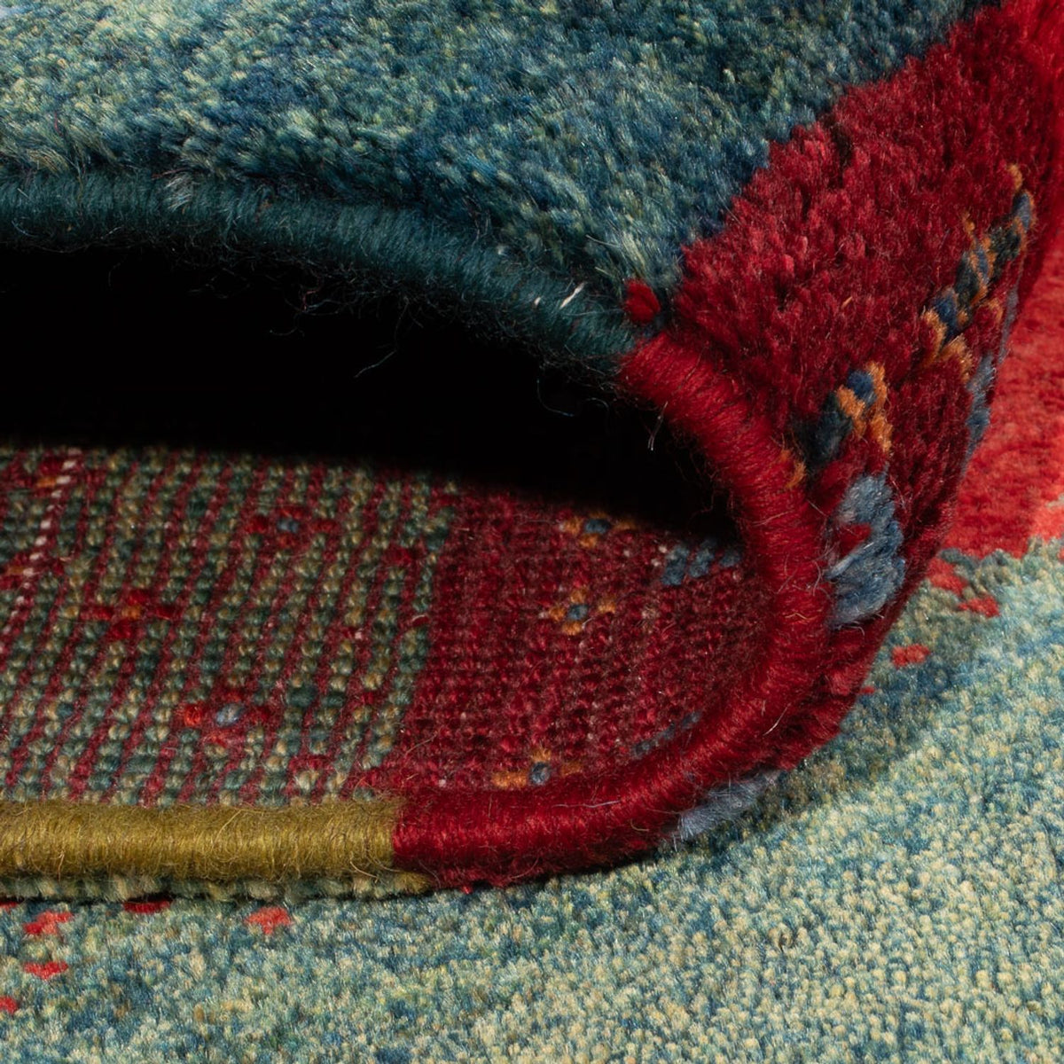 Gabbeh-matta - persisk - 182 x 117 cm - flerfärgad