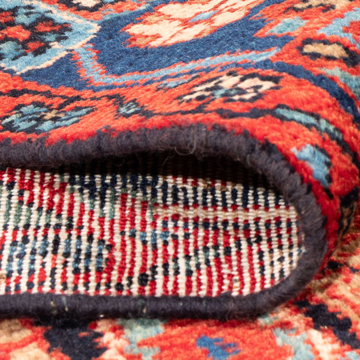 Persisk matta - Nomadic - 214 x 147 cm - mörkblå