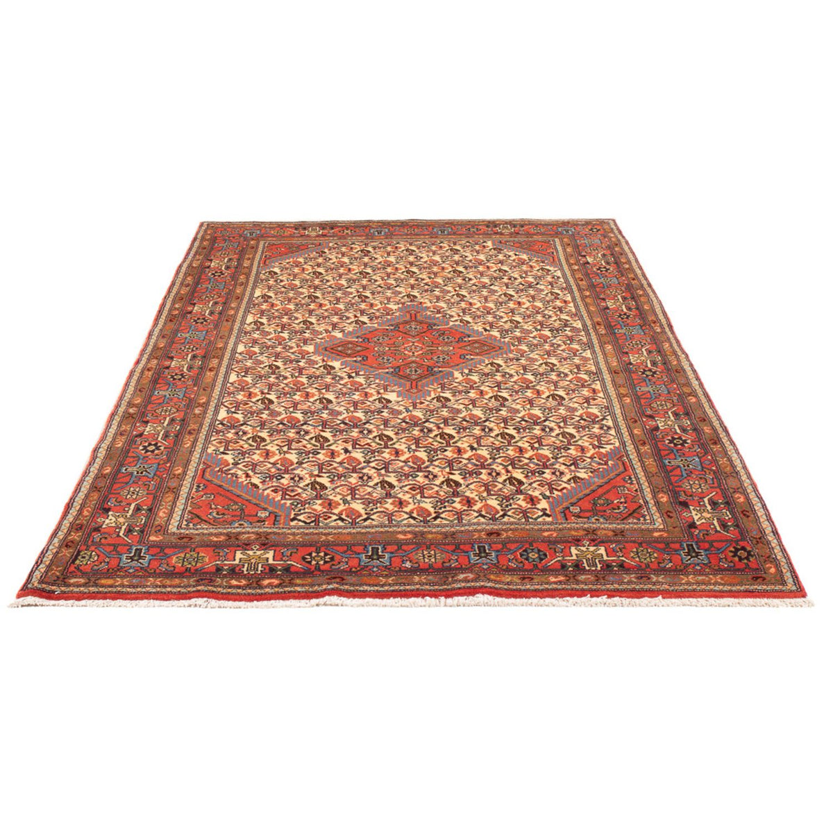 Persisk matta - Nomadic - 198 x 123 cm - grädde