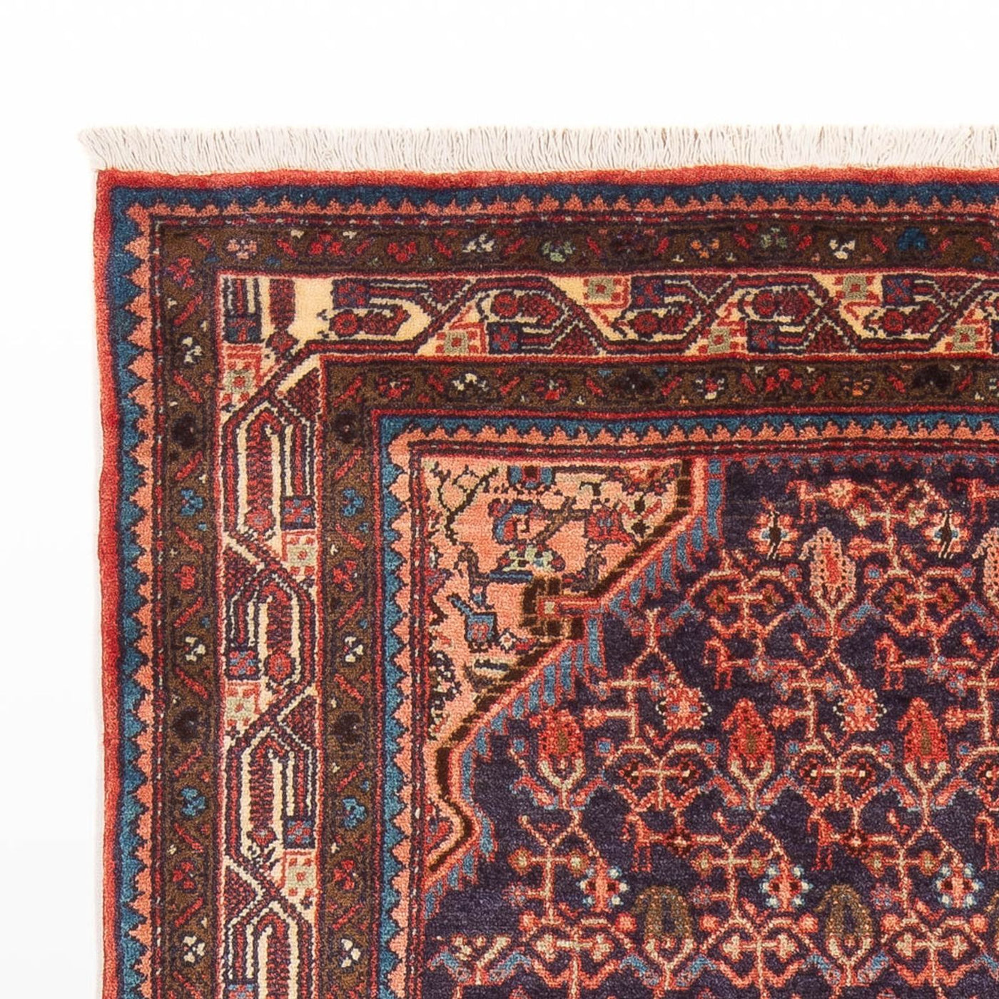 Persisk matta - Nomadic - 215 x 132 cm - mörkblå
