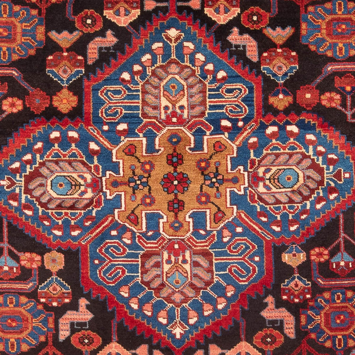 Persisk matta - Nomadic - 273 x 153 cm - mörkblå