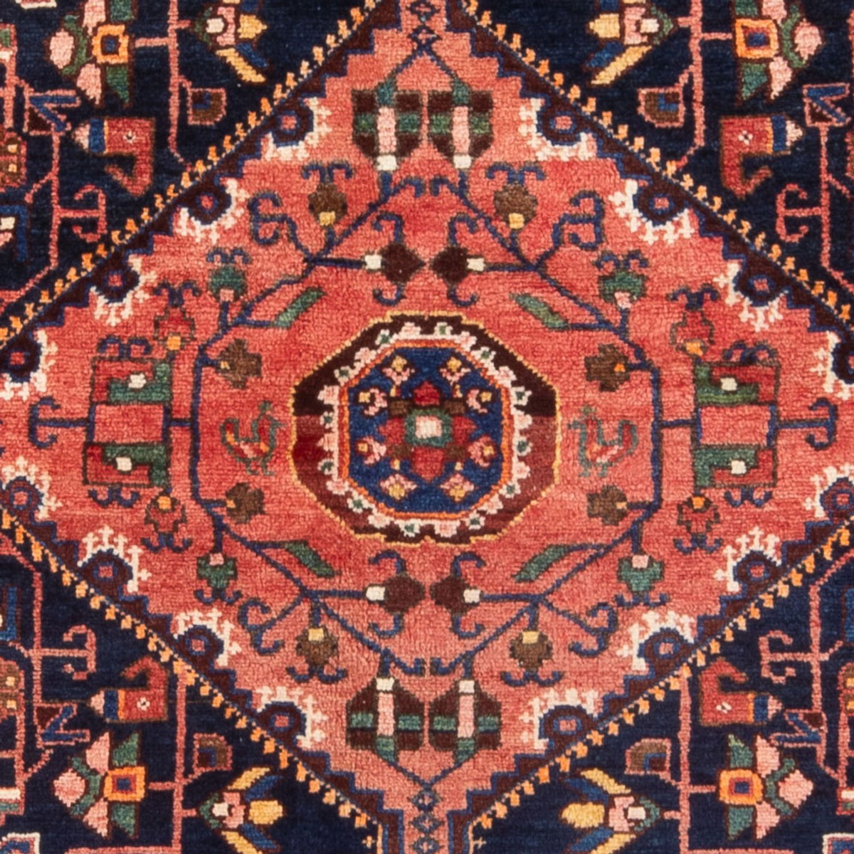 Persisk matta - Nomadic - 215 x 137 cm - mörkblå