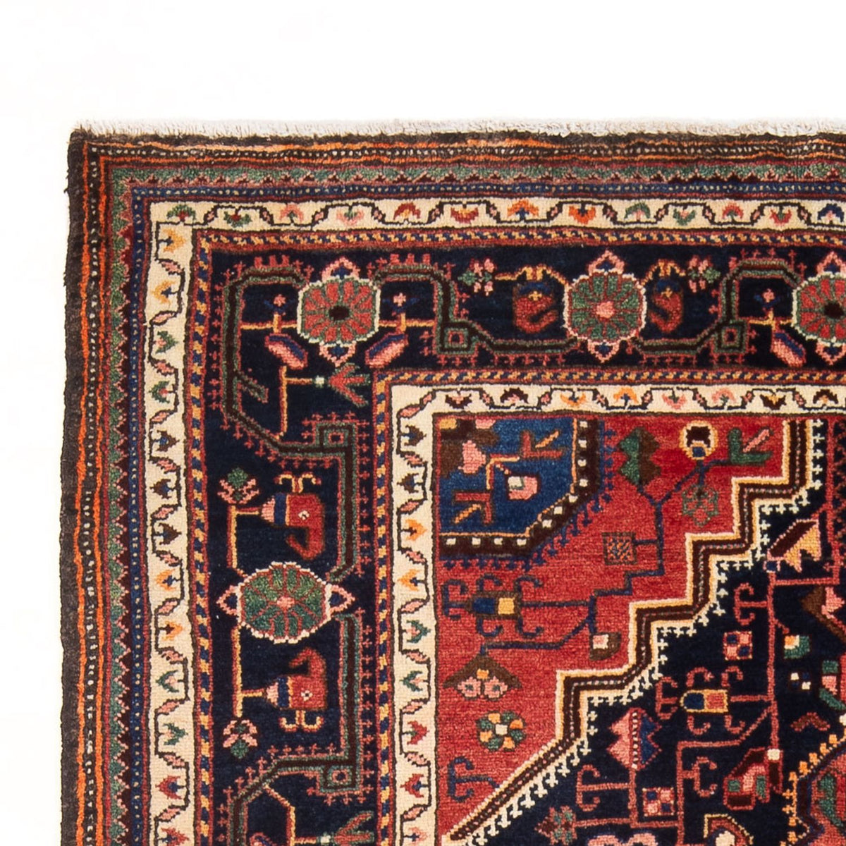 Persisk matta - Nomadic - 215 x 137 cm - mörkblå