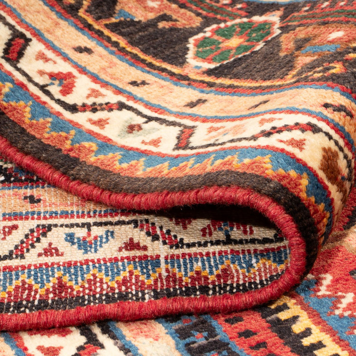 Persisk matta - Nomadic - 236 x 137 cm - mörkblå