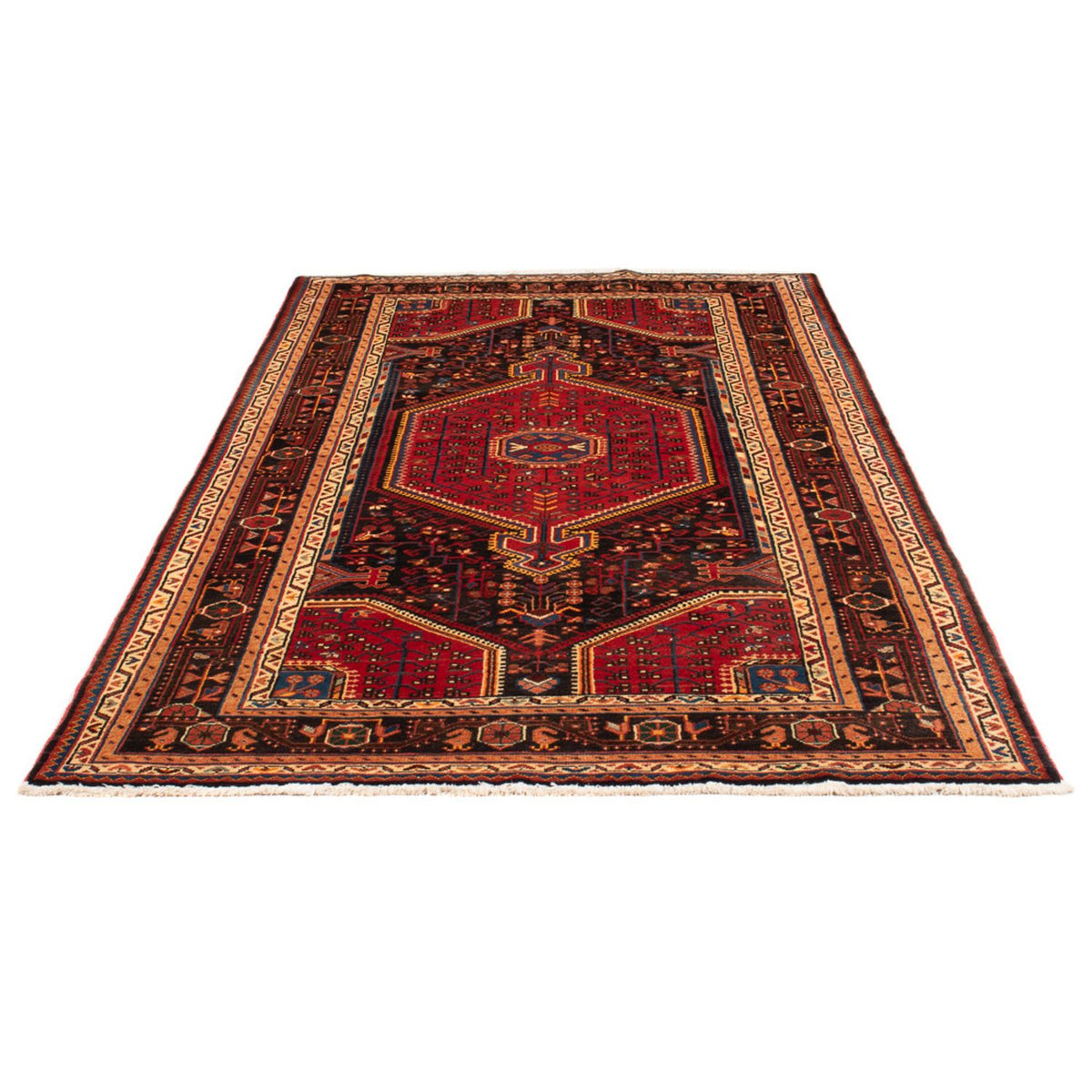 Persisk matta - Nomadic - 236 x 137 cm - mörkblå