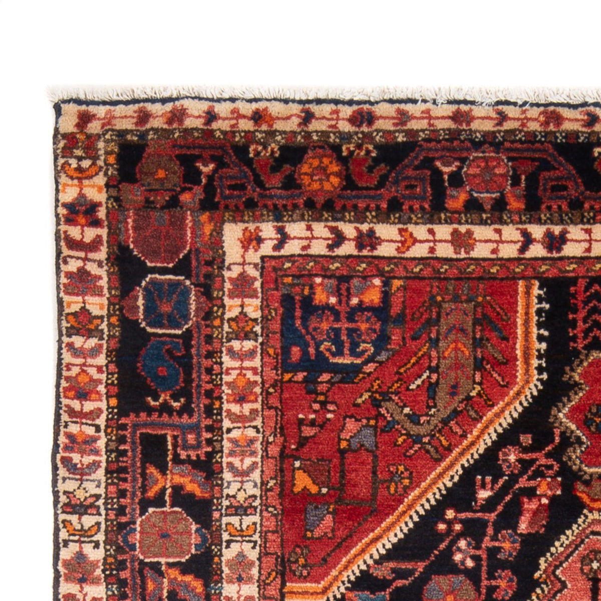 Persisk matta - Nomadic - 215 x 135 cm - mörkblå