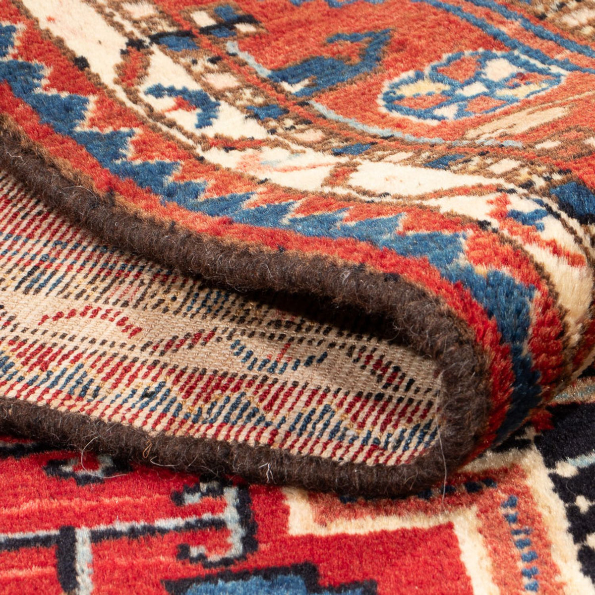 Persisk matta - Nomadic - 165 x 111 cm - mörkblå