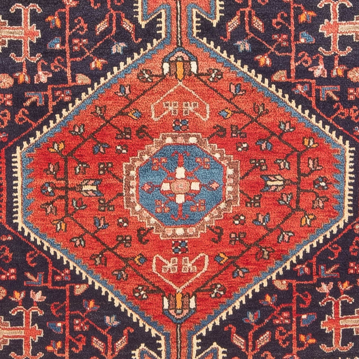 Persisk matta - Nomadic - 225 x 138 cm - ljusröd