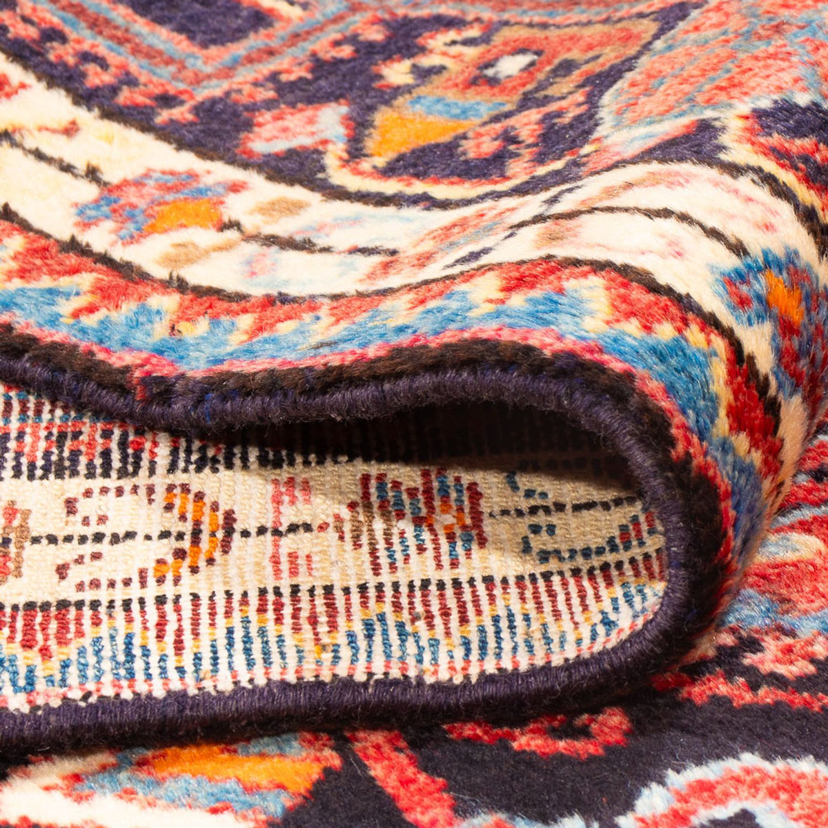 Persisk matta - Nomadic - 234 x 155 cm - ljusröd