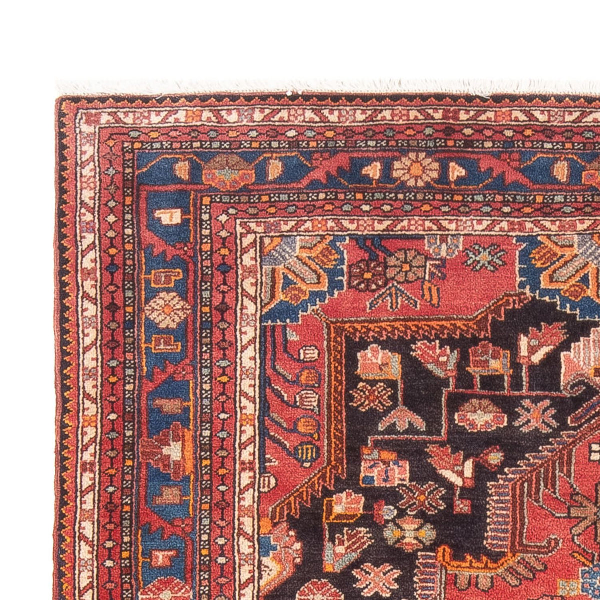 Persisk matta - Nomadic - 221 x 154 cm - ljusröd