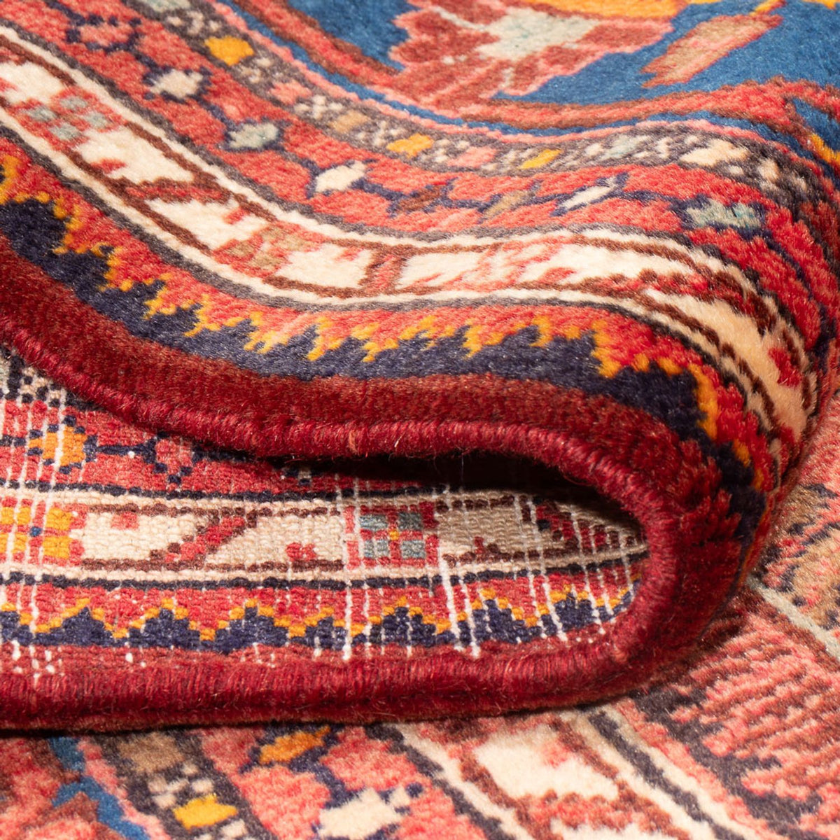 Persisk matta - Nomadic - 221 x 154 cm - ljusröd