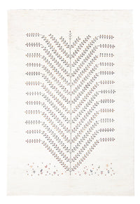 Gabbeh-matta - Loribaft Persian - 233 x 166 cm - vit