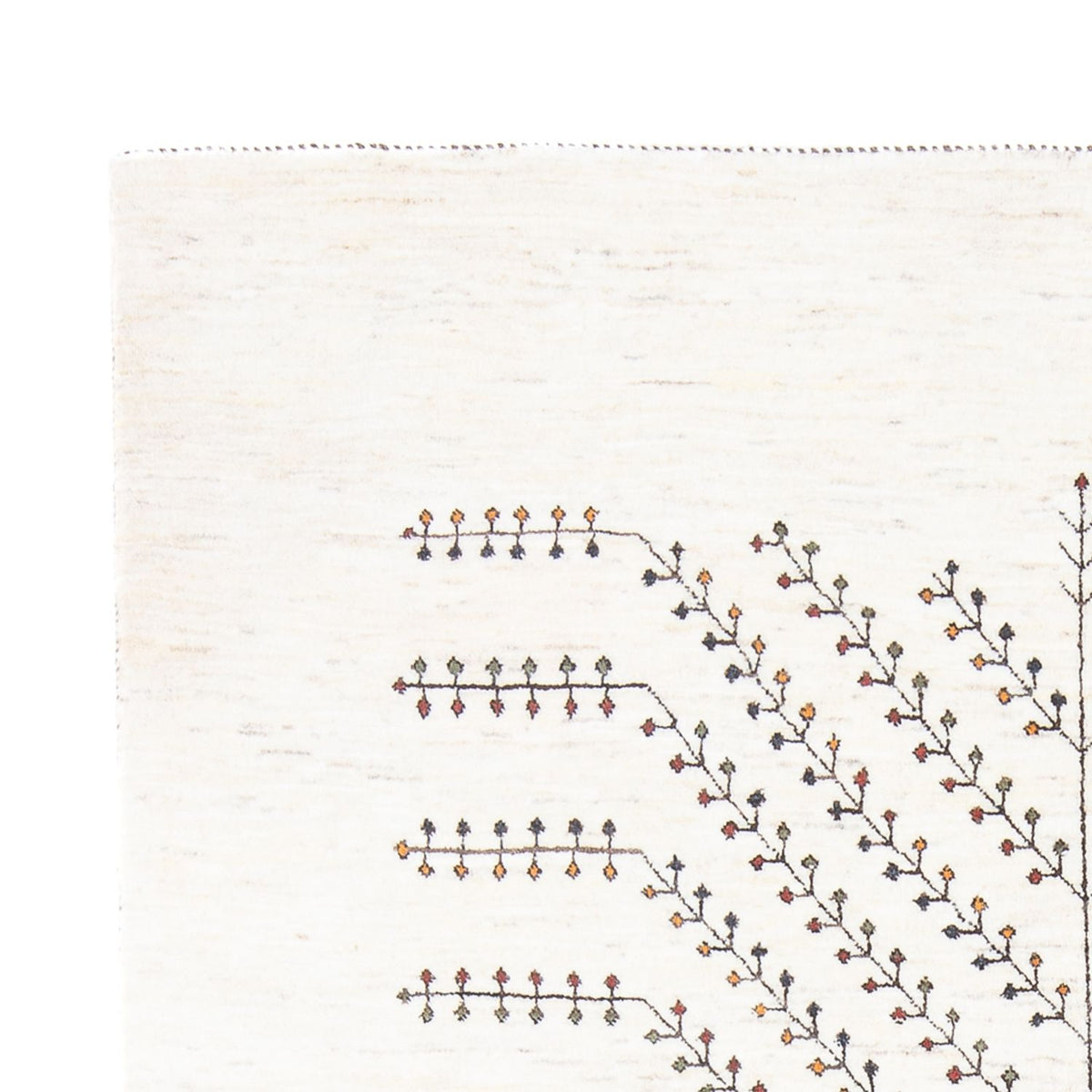 Gabbeh-matta - Loribaft Persian - 233 x 166 cm - vit