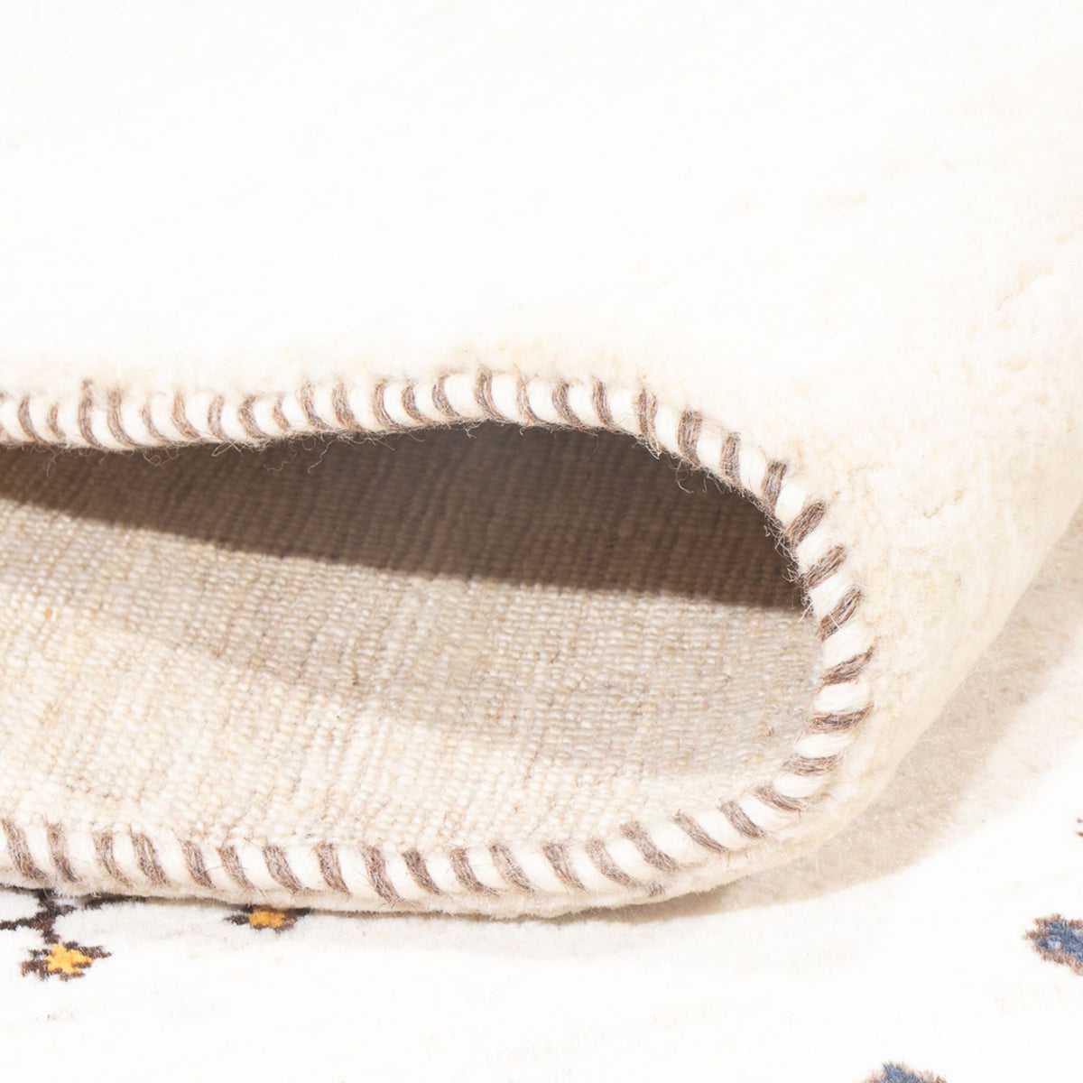 Gabbeh-matta - Loribaft Persian - 233 x 166 cm - vit