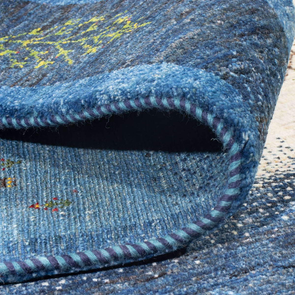 Gabbeh-matta - Loribaft Persian - 247 x 181 cm - flerfärgad