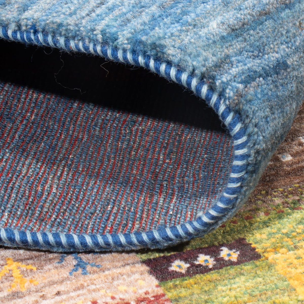 Gabbeh-matta - Loribaft Persian - 237 x 180 cm - flerfärgad