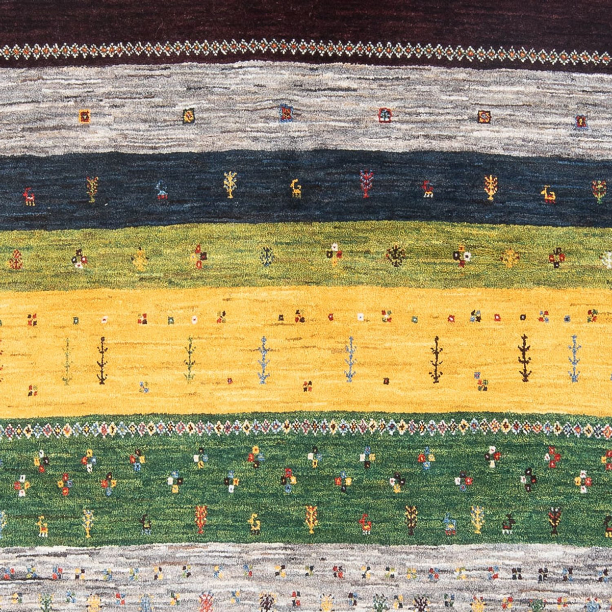 Gabbeh-matta - Loribaft Persian - 260 x 178 cm - flerfärgad