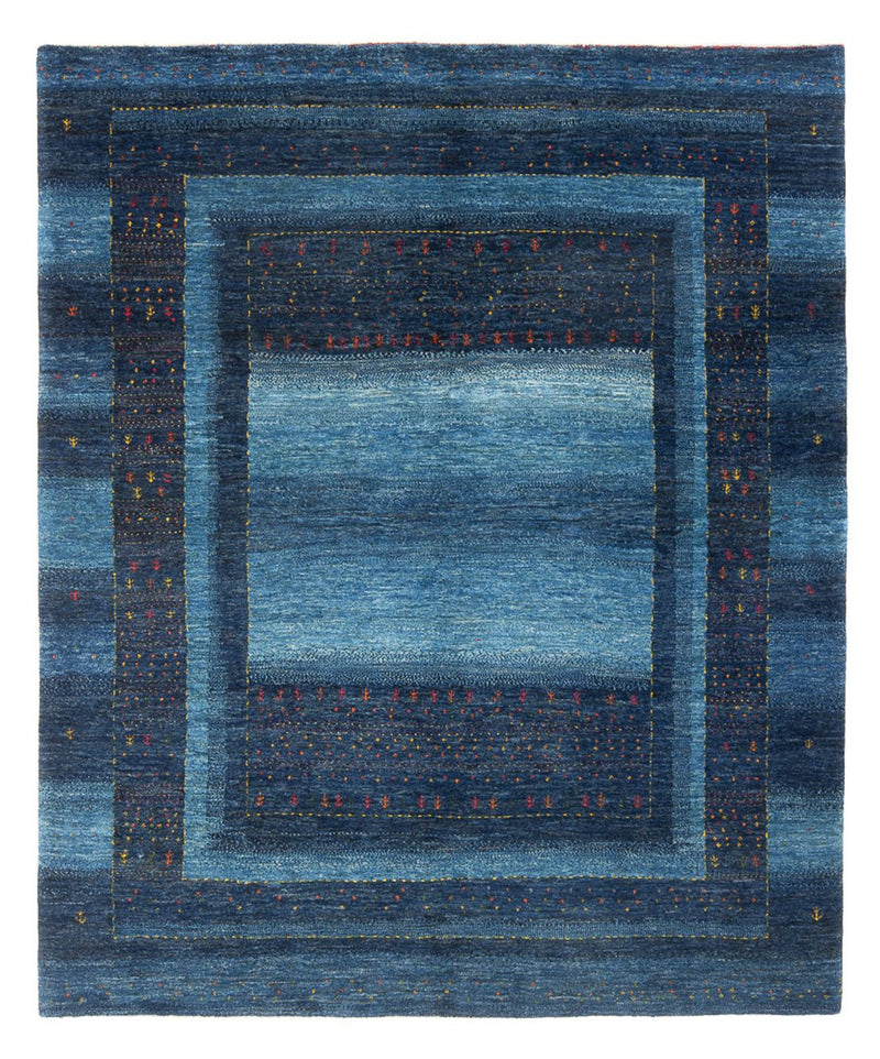 Gabbeh-matta - Loribaft Persian - 216 x 183 cm - mörkblå