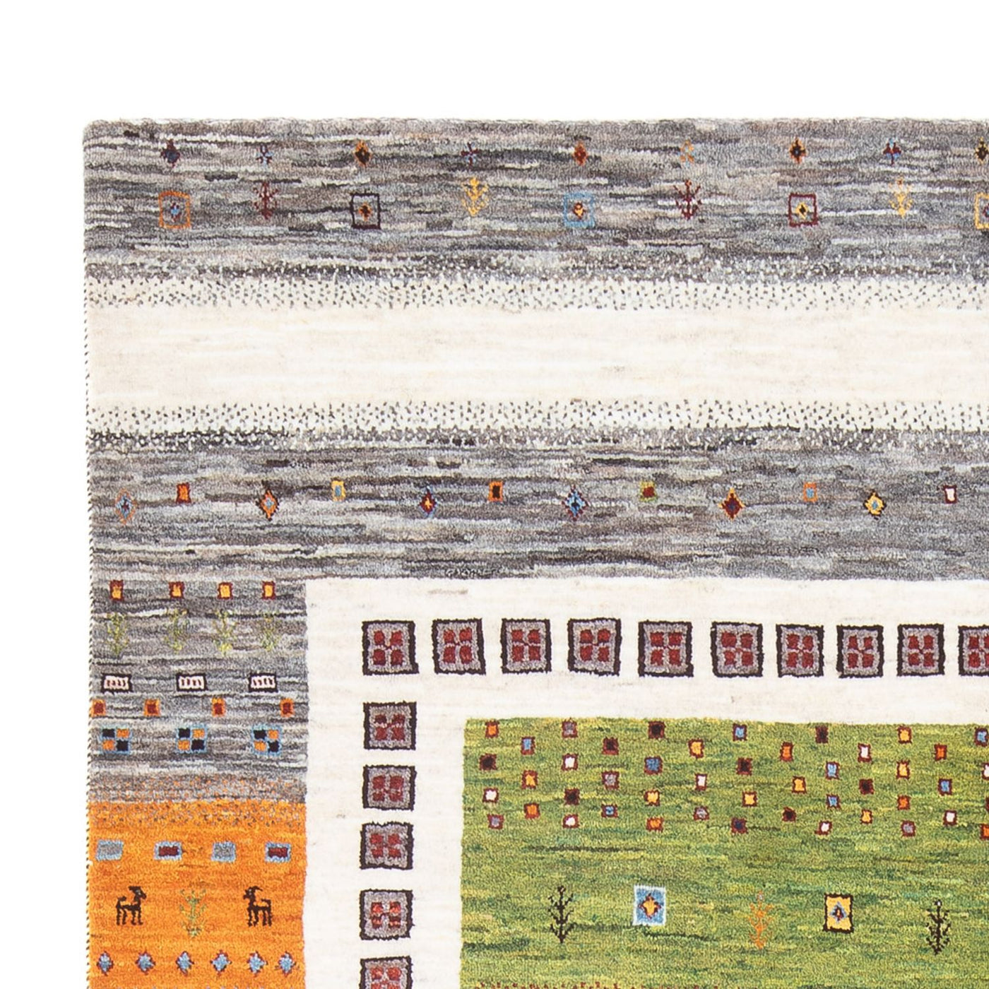 Gabbeh-matta - Loribaft Persian - 249 x 173 cm - flerfärgad