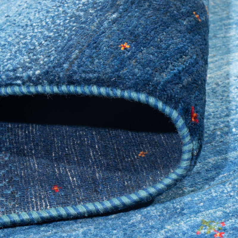 Gabbeh-matta - Loribaft Persian - 252 x 173 cm - mörkblå