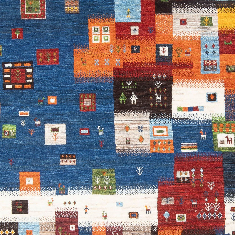 Gabbeh-matta - Loribaft Persian - 254 x 178 cm - flerfärgad