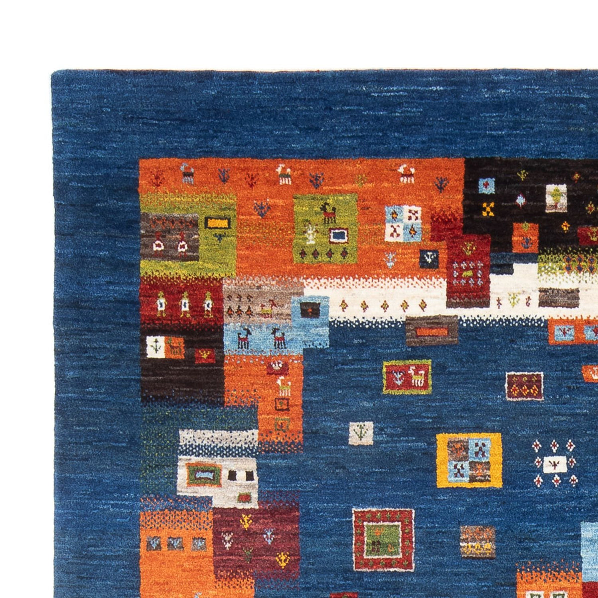 Gabbeh-matta - Loribaft Persian - 254 x 178 cm - flerfärgad