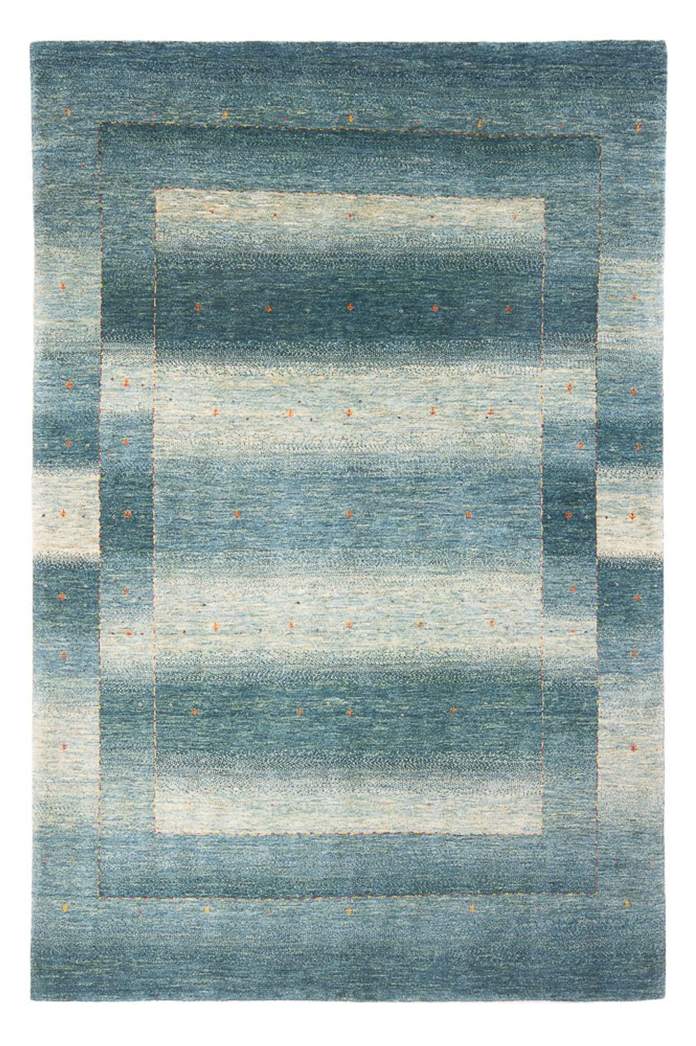 Gabbeh-matta - Loribaft Persian - 250 x 168 cm - ljusblå