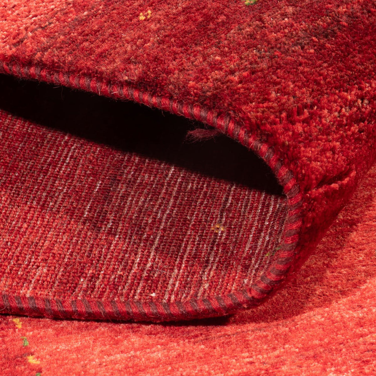 Gabbeh-matta - Loribaft Persian - 226 x 174 cm - röd