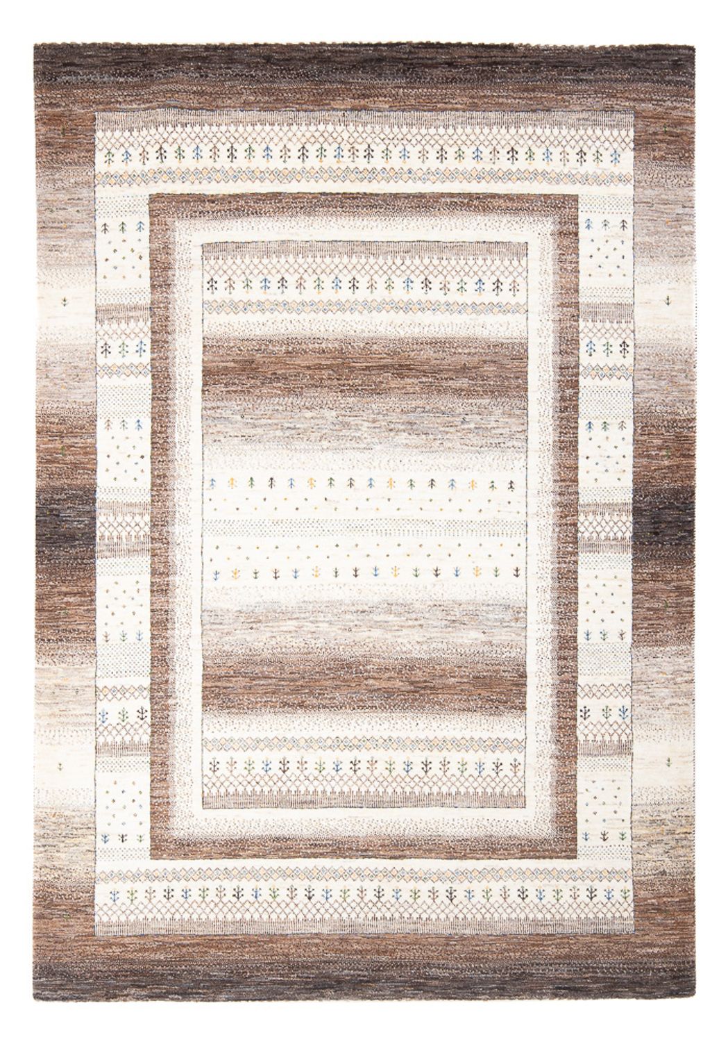 Gabbeh-matta - Loribaft Persian - 244 x 177 cm - flerfärgad
