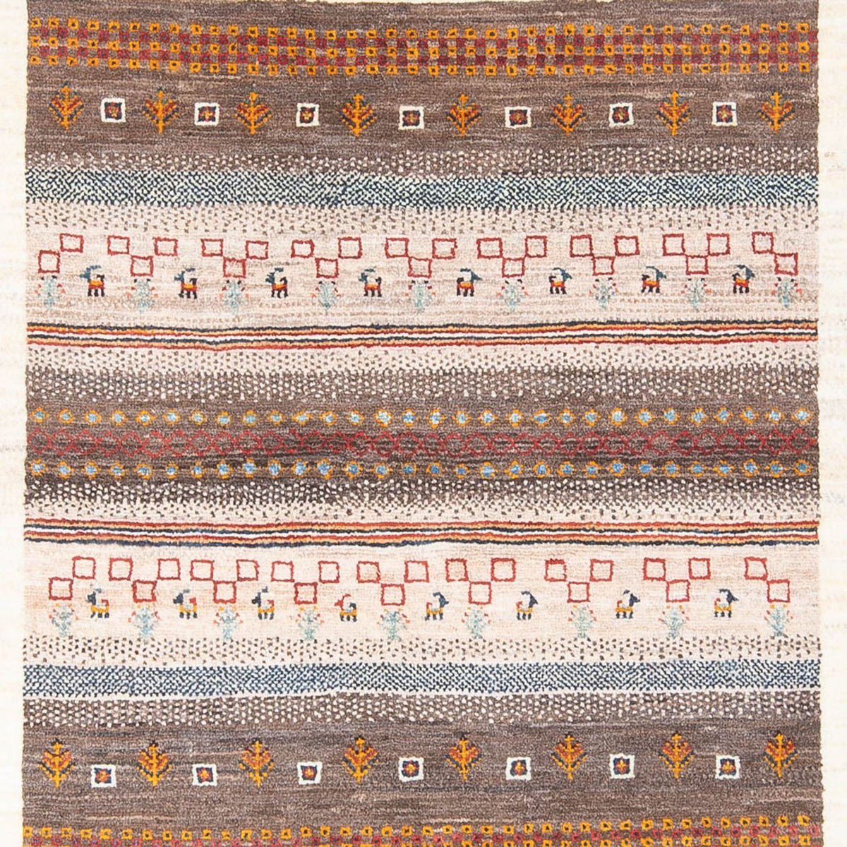 Gabbeh-matta - Loribaft Persian - 226 x 160 cm - flerfärgad