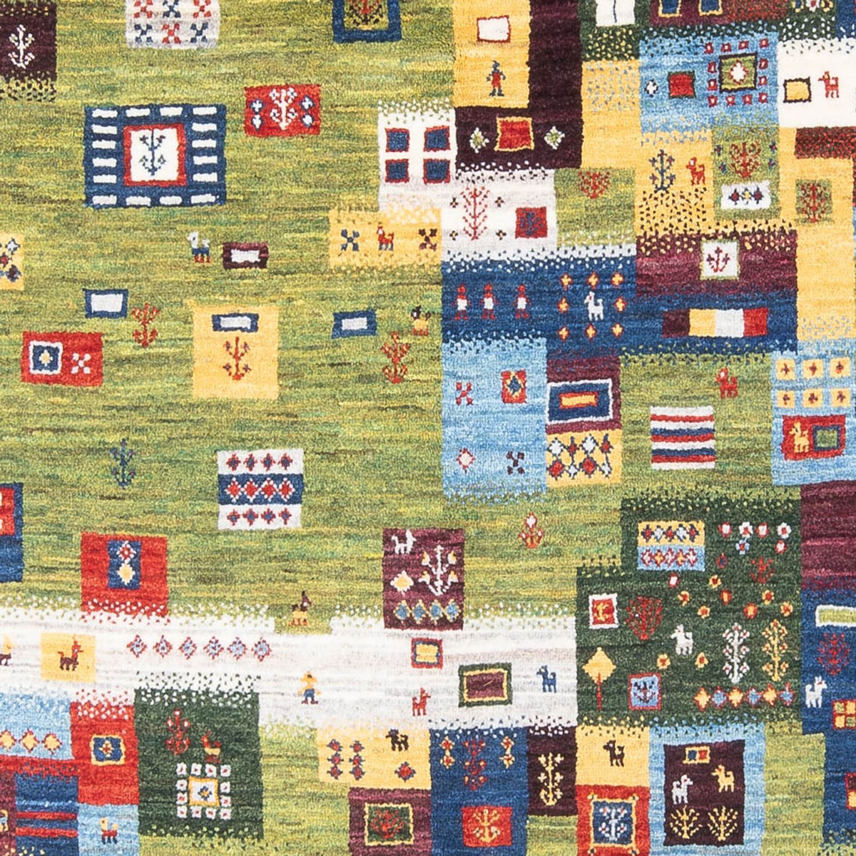 Gabbeh-matta - Loribaft Persian - 236 x 175 cm - flerfärgad