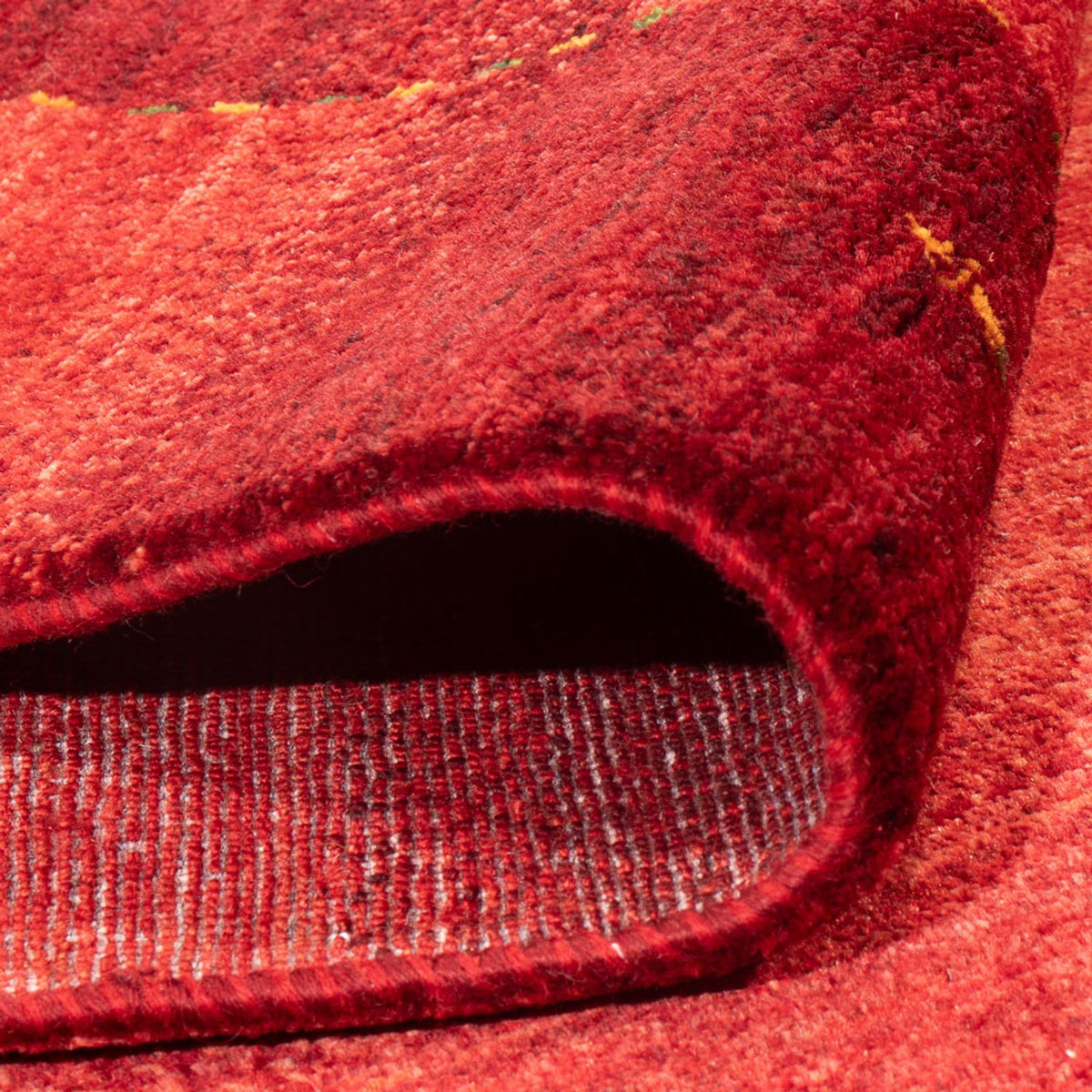 Gabbeh-matta - Loribaft Persian - 240 x 183 cm - röd