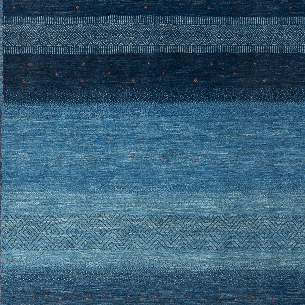 Gabbeh-matta - Loribaft Persian - 287 x 196 cm - havsblått