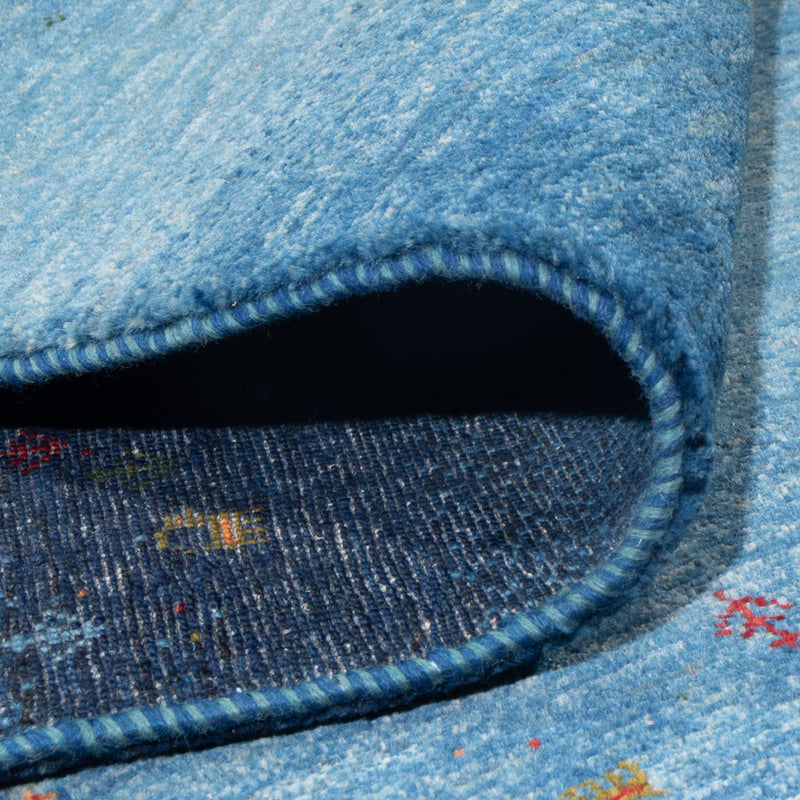 Gabbeh-matta - Loribaft Persian - 300 x 214 cm - havsblått