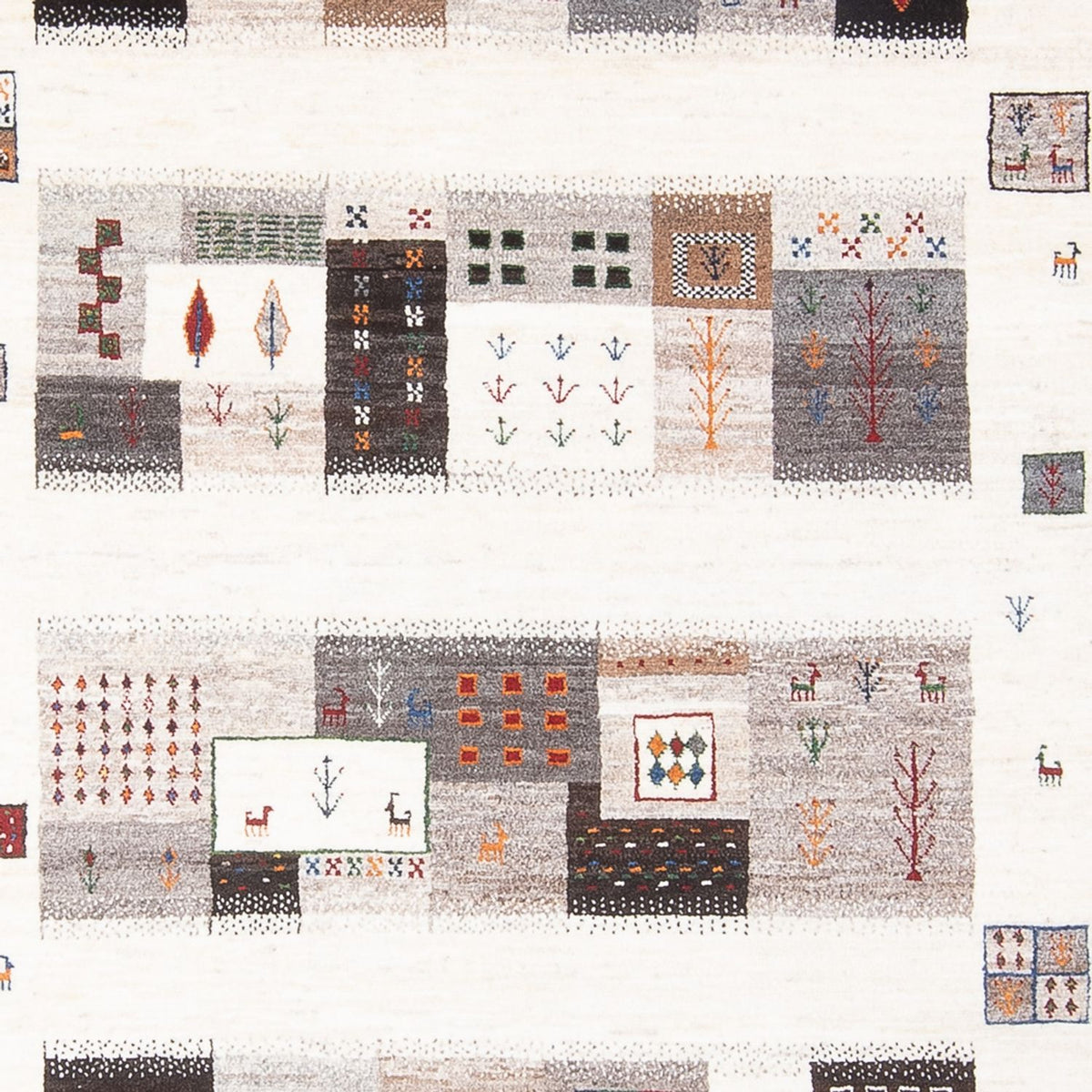 Gabbeh-matta - Loribaft Persian - 278 x 201 cm - flerfärgad