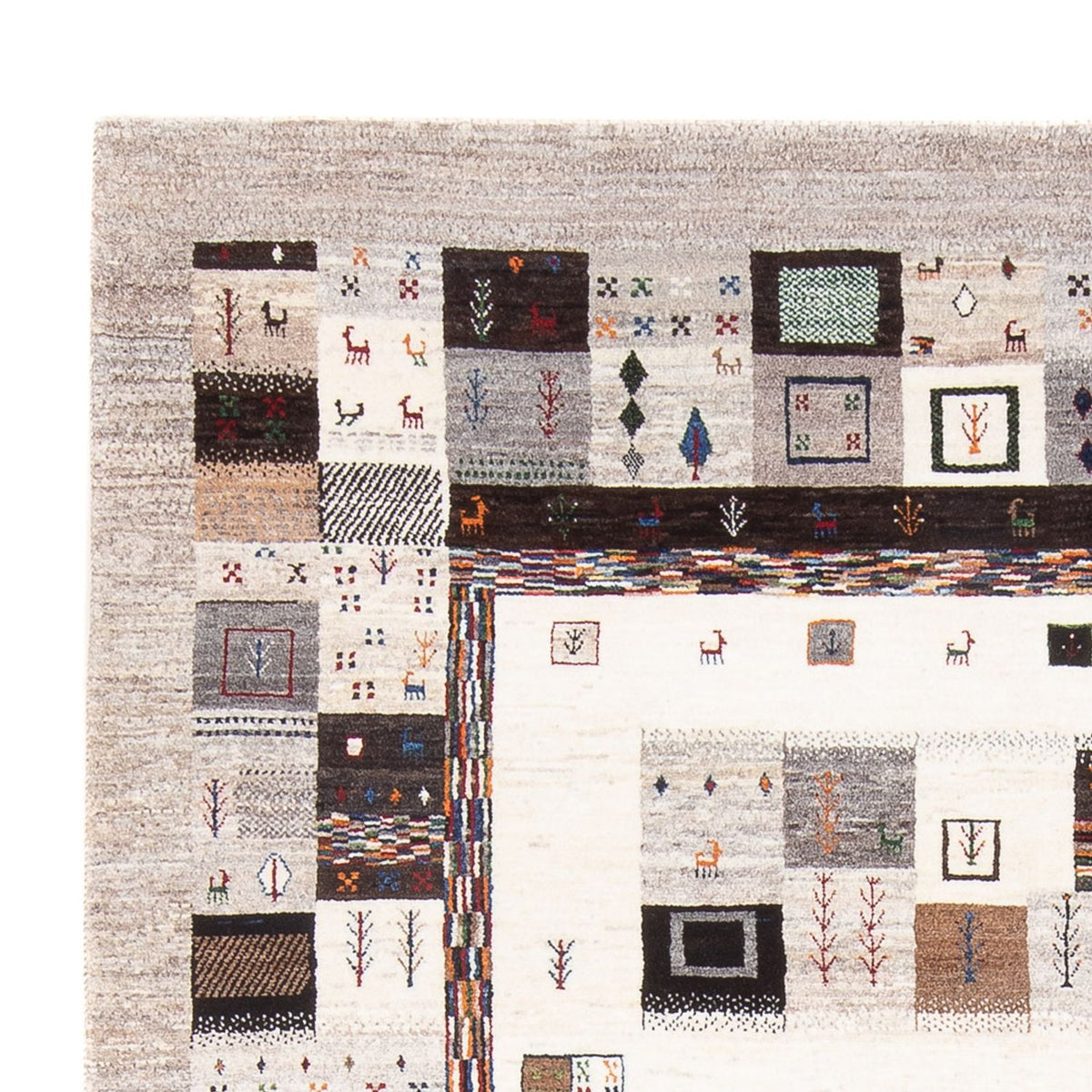 Gabbeh-matta - Loribaft Persian - 278 x 201 cm - flerfärgad