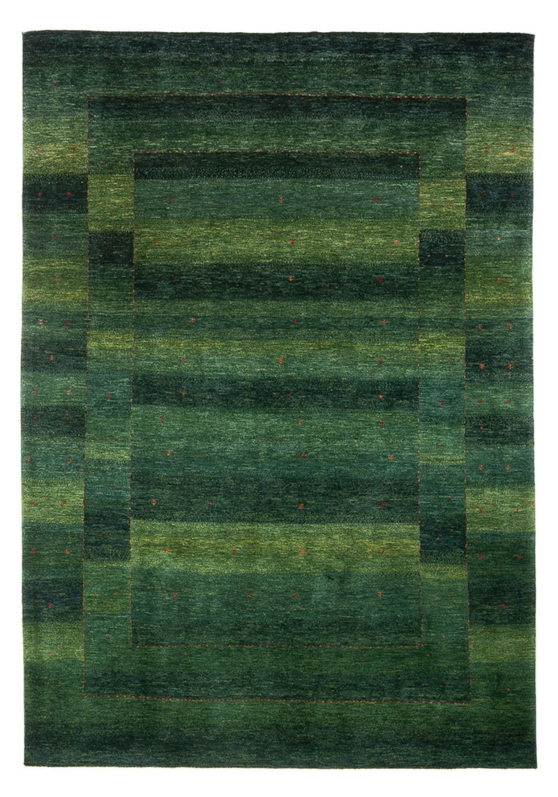 Gabbeh-matta - Loribaft Persian - 322 x 213 cm - mörkgrön
