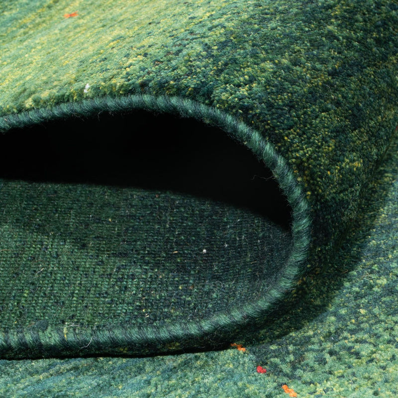 Gabbeh-matta - Loribaft Persian - 322 x 213 cm - mörkgrön
