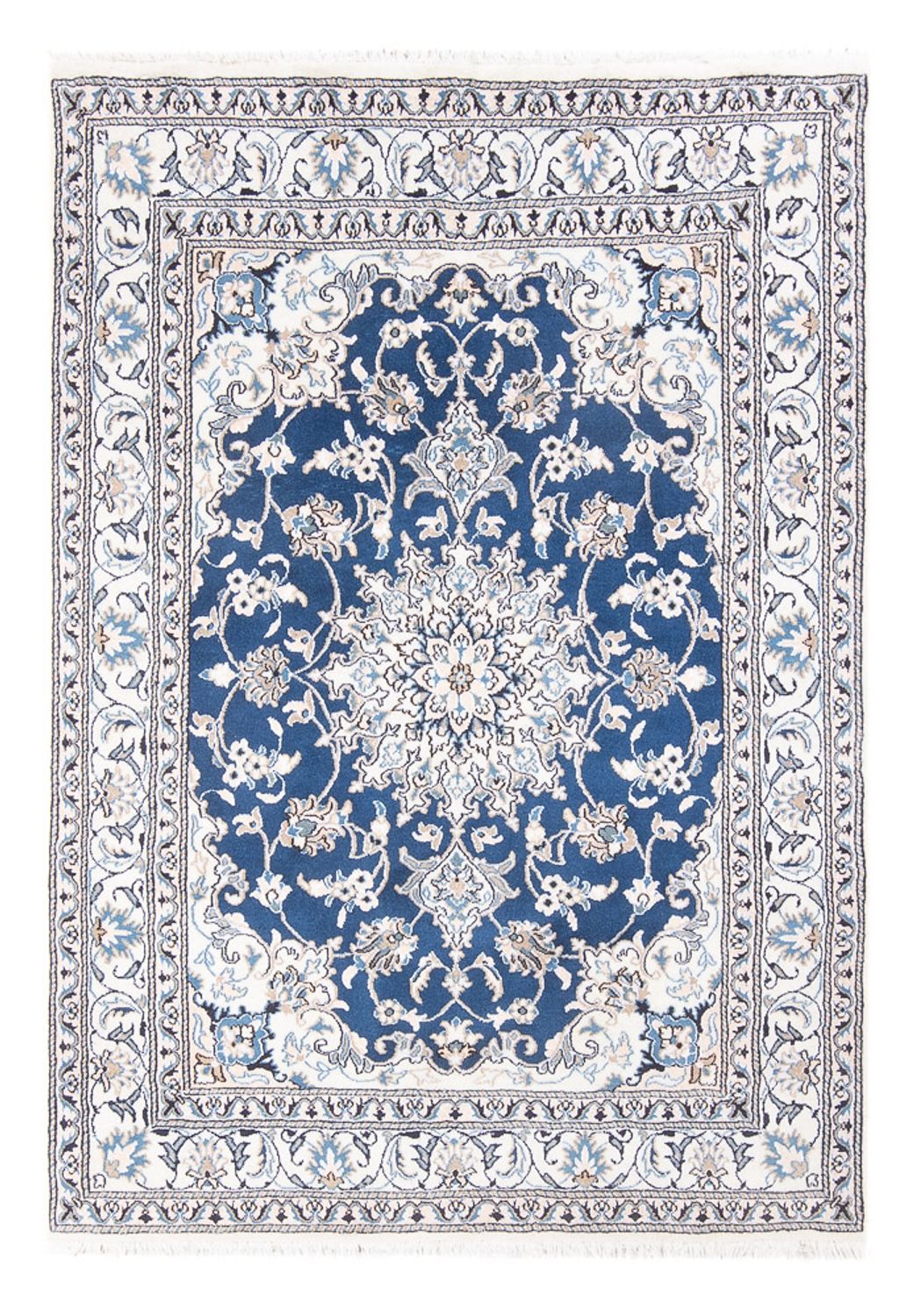 Persisk matta - Nain - Royal - 196 x 147 cm - mörk kamel